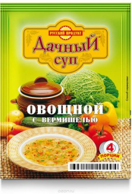суп  Дачный Овощной с верм  60г.*25шт