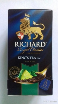 РИЧАРД  25пак. ROYAL KING CHOICE чай  черн.лайм/мята 12шт
